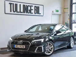 Svart Begagnad 2022 Audi A5 Sportback S-Line Halvkombi | 439 900 kr (Lite dyr)