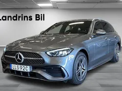 Grå Begagnad 2021 Mercedes C300e AMG Kombi | 399 000 kr (Dyr)
