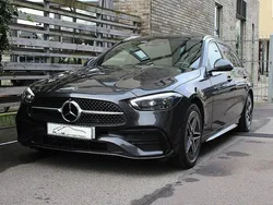 Grå (grafitgrå metallic) Begagnad 2021 Mercedes C300e AMG Kombi | 498 900 kr (Dyr)