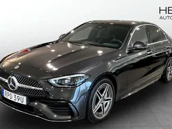 Grå (grey) Begagnad 2024 Mercedes C300e AMG Line Premium Sedan | 549 900 kr (Bra pris)