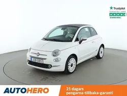 Vit Begagnad 2020 Fiat 500 Lounge Halvkombi | 134 000 kr (Lite dyr)