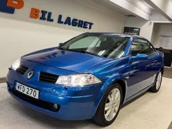 Blå Begagnad 2004 Renault Mégane Cabriolet Cab | 36 900 kr (Marknadspris)
