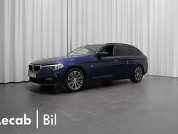 Blå Begagnad 2017 BMW 520 Sport Line Kombi | 289 500 kr (Marknadspris)