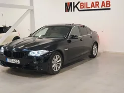 Svart Begagnad 2015 BMW 520 Sedan | 139 900 kr (Marknadspris)