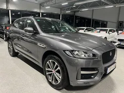 Grå Begagnad 2019 Jaguar F-Pace R-Sport SUV | 264 900 kr (Marknadspris)