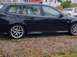Svart Begagnad 2009 Saab 9-3 Vector Kombi | 20 000 kr (Bra pris)