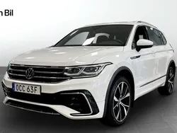 Vit Begagnad 2022 VW Tiguan Allspace R-line SUV | 399 800 kr (Marknadspris)