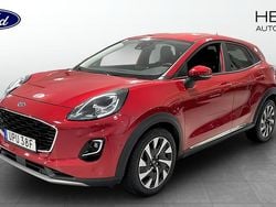 Röd (red) Begagnad 2022 Ford Puma Gen-E ST-Line SUV | 229 900 kr (Marknadspris)