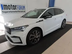 Vit Begagnad 2022 Skoda Enyaq iV SportLine SUV | 369 000 kr (Bra pris)