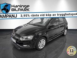 Svart Begagnad 2015 VW Polo Halvkombi | 99 900 kr (Marknadspris)