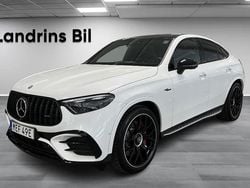 Vit Begagnad 2023 Mercedes GLC63 AMG AMG Sportkupé | 1 099 900 kr (Marknadspris)