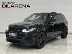 Svart Begagnad 2016 Land Rover Range Rover Sport SVR SUV | 479 900 kr (Marknadspris)