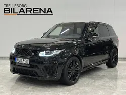 Svart Begagnad 2016 Land Rover Range Rover Sport SVR SUV | 479 900 kr (Marknadspris)