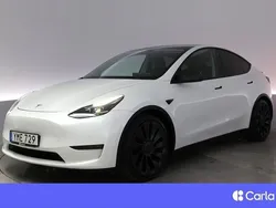 Vit Begagnad 2022 Tesla Model Y Performance SUV | 414 900 kr (Superpris)