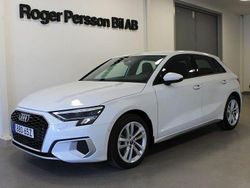 Vit Begagnad 2023 Audi A3 Sportback Proline Halvkombi | 288 000 kr (Marknadspris)