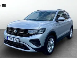 Silver (reflex silver metallic) Ny 2025 VW T-Cross Life SUV | 317 900 kr (Bra pris)