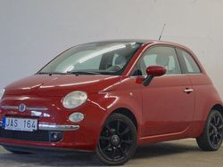 Röd Begagnad 2008 Fiat 500 Lounge Halvkombi | 38 900 kr (Marknadspris)
