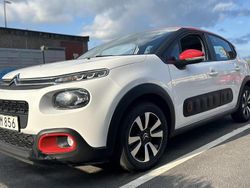 Vit Begagnad 2017 Citroën C3 Halvkombi | 83 000 kr (Marknadspris)