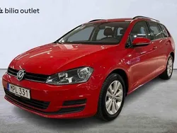 Röd Begagnad 2015 VW Golf VII Kombi | 108 000 kr (Marknadspris)