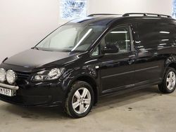Svart Begagnad 2015 VW Caddy Maxi Minibuss | 79 900 kr (Marknadspris)