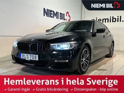 Svart Begagnad 2017 BMW 520 M Sport Sedan | 289 900 kr (Marknadspris)
