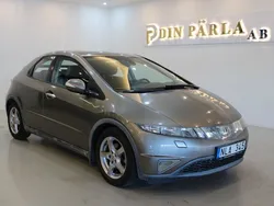 Mörkgrå (grå) Begagnad 2007 Honda Civic Sport Halvkombi | 69 900 kr (Marknadspris)