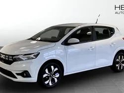 Snövit Ny 2025 Dacia Sandero Expression Halvkombi | 219 900 kr (Bra pris)
