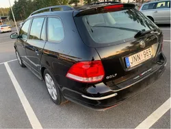 Svart Begagnad 2009 VW Golf VI Kombi | 54 000 kr (Marknadspris)