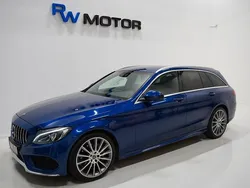 Blå Begagnad 2017 Mercedes C220 AMG Kombi | 259 800 kr (Lite dyr)