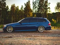 Blå Begagnad 2008 BMW 335 M Performance Kombi | 175 000 kr (Dyr)