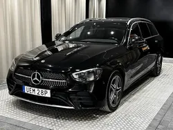 Svart (svart metallic) Begagnad 2020 Mercedes E300 AMG line Kombi | 349 900 kr (Marknadspris)