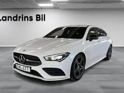 Vit Begagnad 2019 Mercedes CLA220 Shooting Brake AMG Kombi | 309 900 kr (Marknadspris)