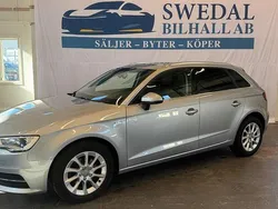 Silver Begagnad 2015 Audi A3 Sportback e-tron Attraction Sedan | 139 800 kr (Marknadspris)