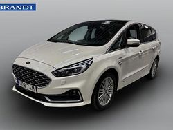 Vit Begagnad 2020 Ford S-MAX Titanium Minibuss | 299 000 kr (Dyr)
