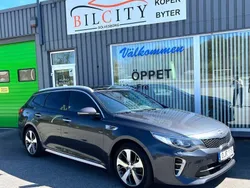 Grå Begagnad 2017 Kia Optima GT-Line Kombi | 159 900 kr (Marknadspris)