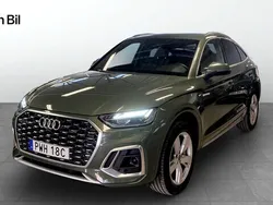 Distriktgrön metallic Begagnad 2024 Audi Q5 Sportback S-Line SUV | 599 000 kr (Marknadspris)