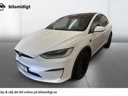 Vit Begagnad 2022 Tesla Model X Plaid SUV | 929 800 kr (Dyr)