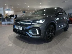 Grå (indium grey metallic) Begagnad 2024 VW T-Roc R-line SUV | 439 000 kr