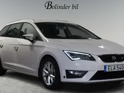 Vit Begagnad 2014 Seat Leon ST FR Kombi | 99 800 kr (Marknadspris)