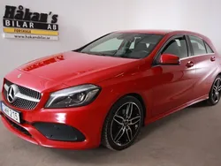 Röd Begagnad 2017 Mercedes A180 Style Halvkombi | 219 500 kr (Marknadspris)