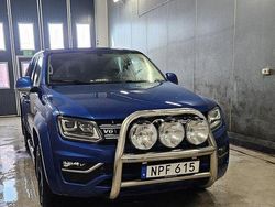 Blå Begagnad 2018 VW Amarok Highline Pickup | 358 000 kr (Marknadspris)