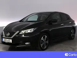 Svart Begagnad 2021 Nissan Leaf 360º Halvkombi | 172 900 kr (Marknadspris)