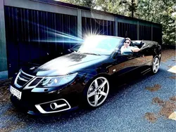 Svart Begagnad 2008 Saab 9-3 Cabriolet Vector Cab | 160 000 kr