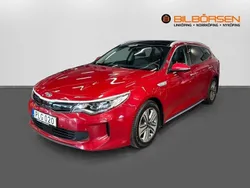 Röd Begagnad 2017 Kia Optima Hybrid Comfort Sedan | 159 900 kr (Marknadspris)