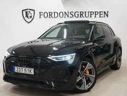 Svart Begagnad 2021 Audi e-tron S-Line SUV | 399 800 kr (Bra pris)