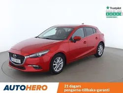 Röd Begagnad 2017 Mazda 3 Inclusive Halvkombi | 157 000 kr (Marknadspris)