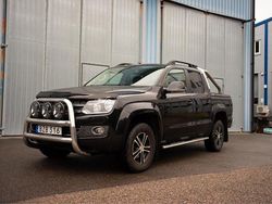 Svart Begagnad 2014 VW Amarok Highline Pickup | 220 000 kr (Dyr)