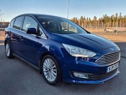 Blå Begagnad 2016 Ford C-MAX Titanium Minibuss | 99 900 kr (Marknadspris)