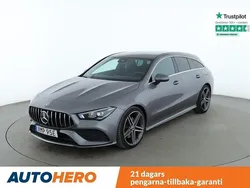 Mörkgrå (grå) Begagnad 2022 Mercedes CLA200 Shooting Brake AMG line Kombi | 334 000 kr (Superpris)