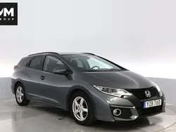 Mörkgrå Begagnad 2017 Honda Civic Elegance Kombi | 139 900 kr (Marknadspris)
